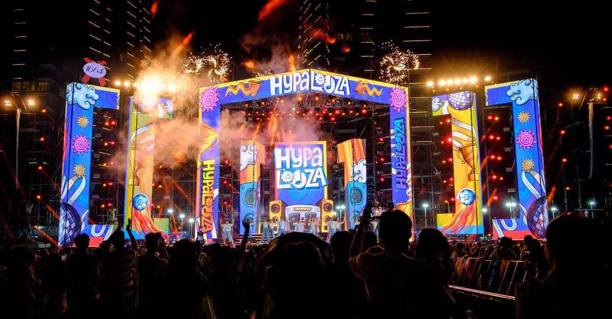 Bright and lively festival night with fireworks and neon lights in Ho Chi Minh City, Vietnam.